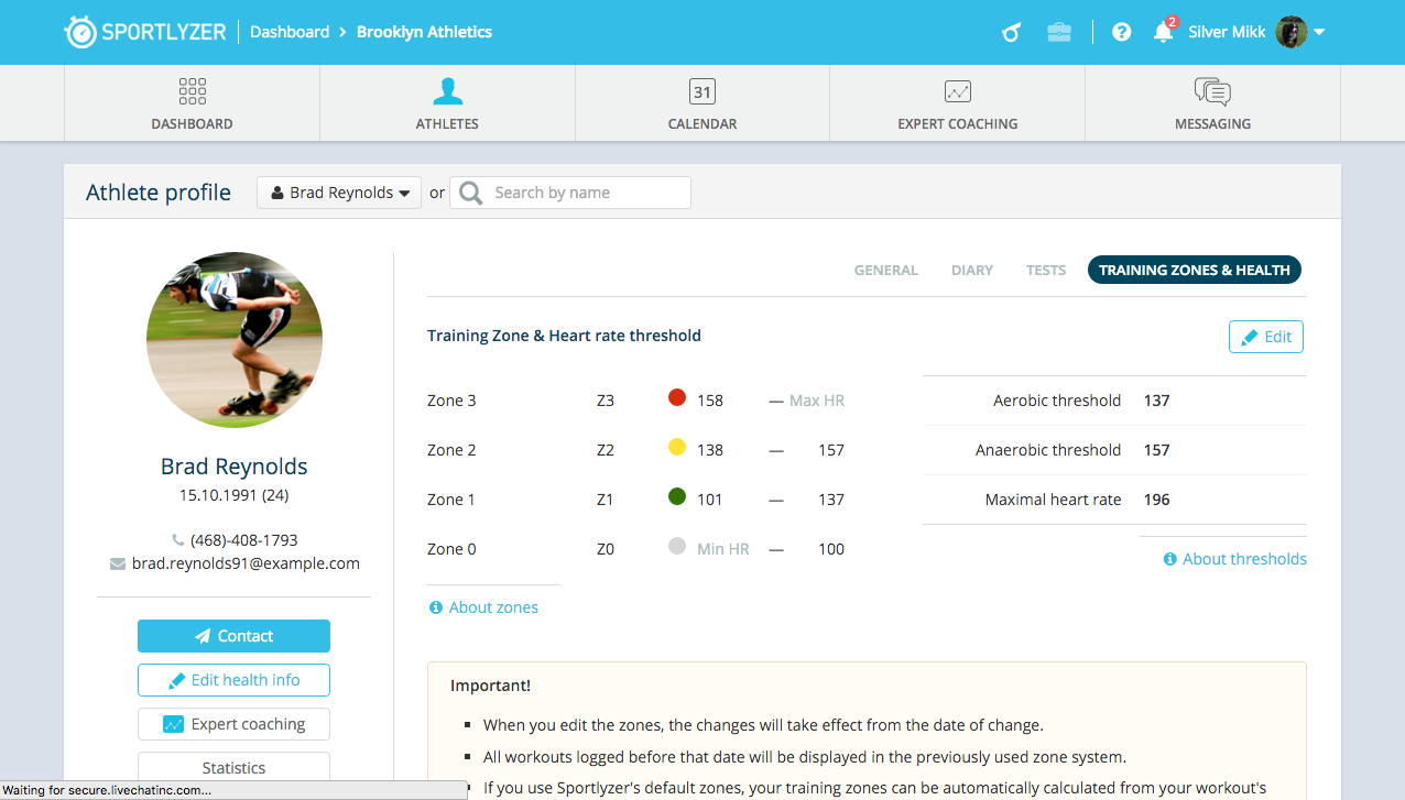 Create custom heart rate zones – Sportlyzer